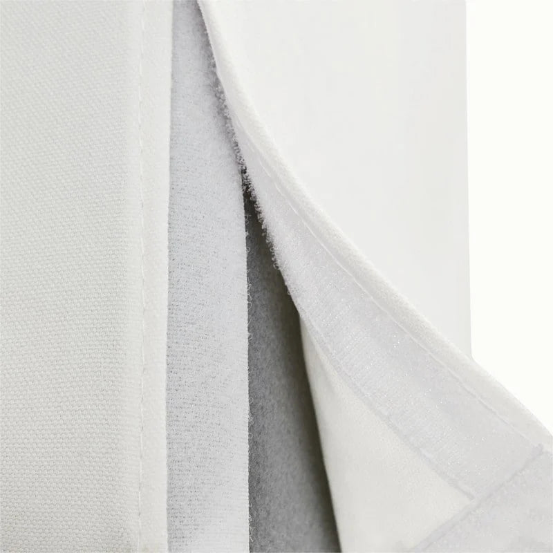 Chaise de salle à manger moderne, rembourrée, avec roulettes, rangement dissimulé, blanc ivoire