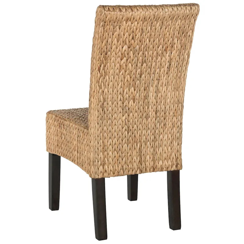 SAFAVIEH Clemensa Chaise de salle à manger naturelle (Lot de 2) - 18,1 x 22,8 x 39 - 18L x 23P x 39H