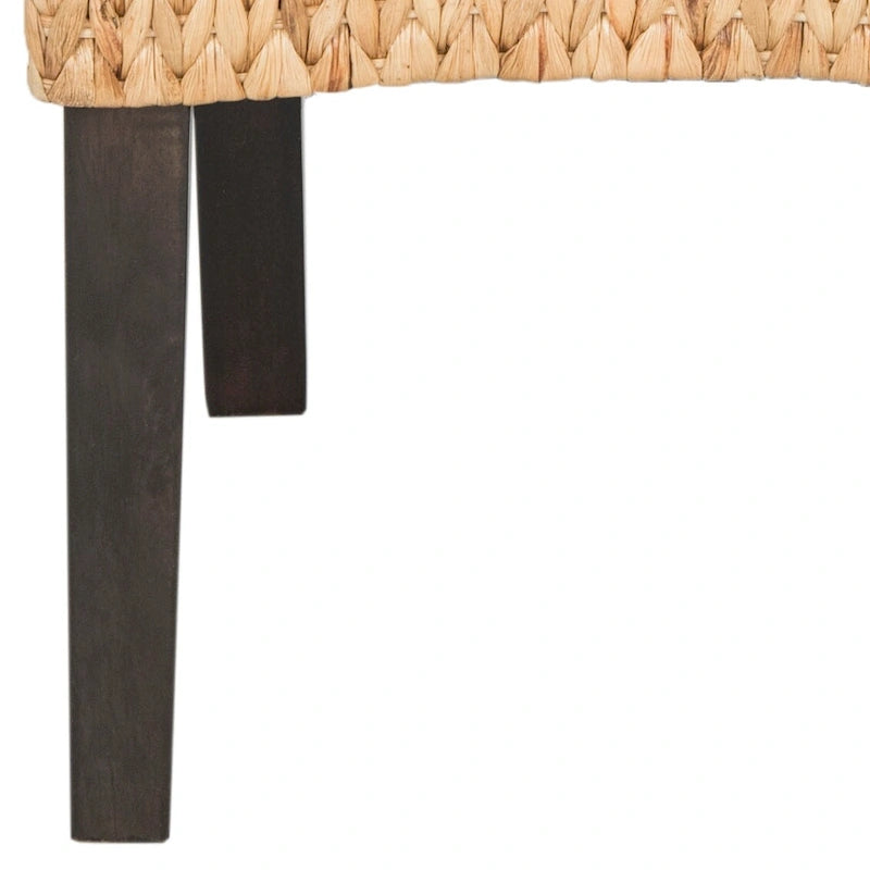 SAFAVIEH Clemensa Chaise de salle à manger naturelle (Lot de 2) - 18,1 x 22,8 x 39 - 18L x 23P x 39H