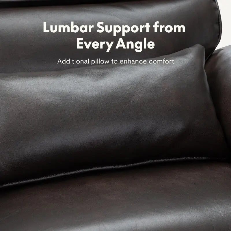 Fauteuil inclinable électrique releveur avec massage, chaleur, appui-tête réglable et revêtement en cuir PU