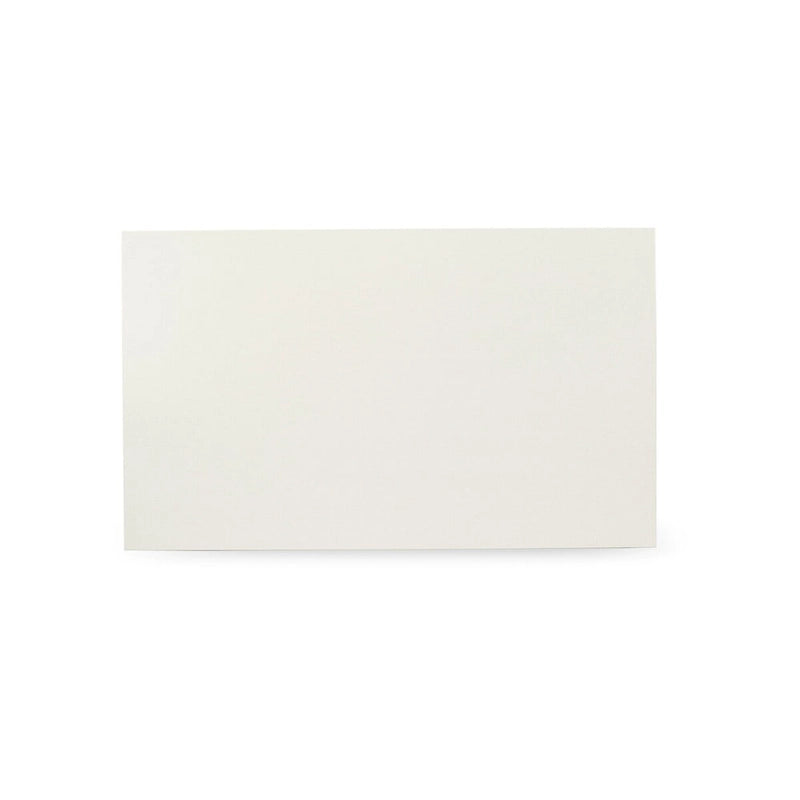 Table à manger rectangulaire avec piètement en X blanc cassé et chaises Parson crème