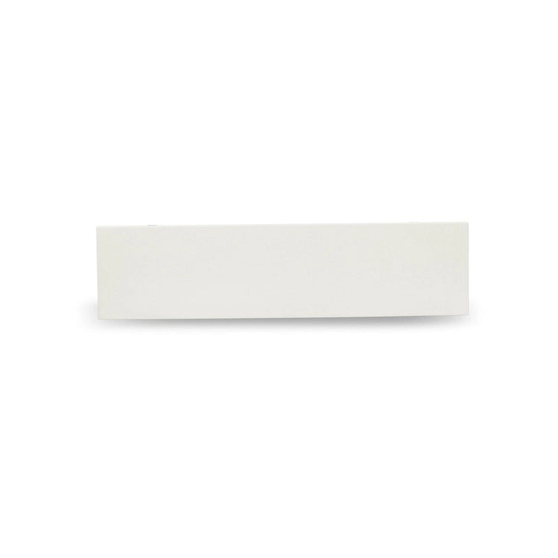 Table à manger rectangulaire avec piètement en X blanc cassé et chaises Parson crème