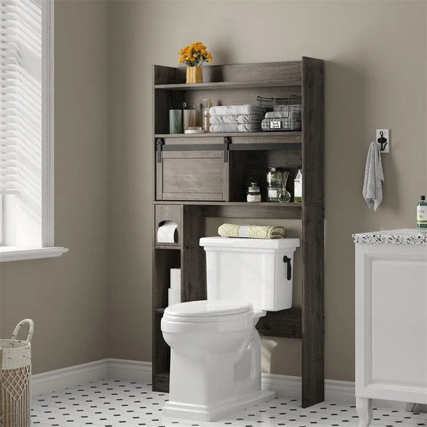 Over The Toilet Storage Cabinet - 7.7D x 32.3W x 61.9H