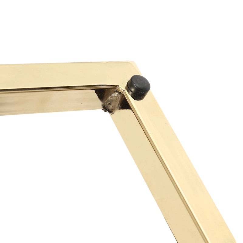 Fauteuil d'appoint capitonné en velours avec piètement en métal doré, multicolore